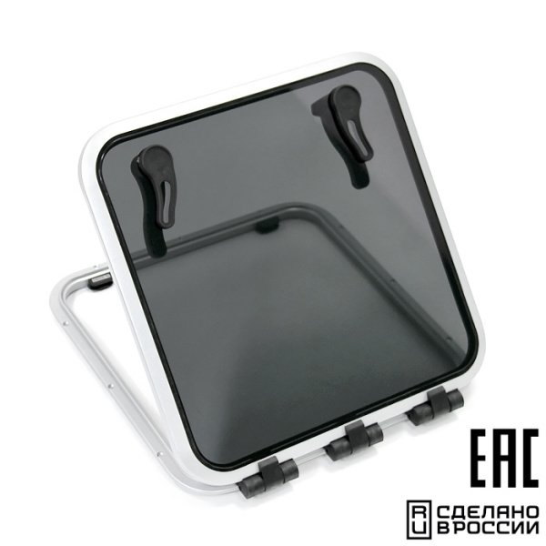 Люк палубный распашной низкопрофильный Фрегат 461х461 R42.5 030872T от прозводителя Техномарин