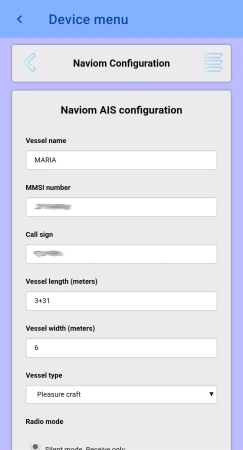 Naviom AIS класса B тип 1 KR-12629 от прозводителя NAVIOM