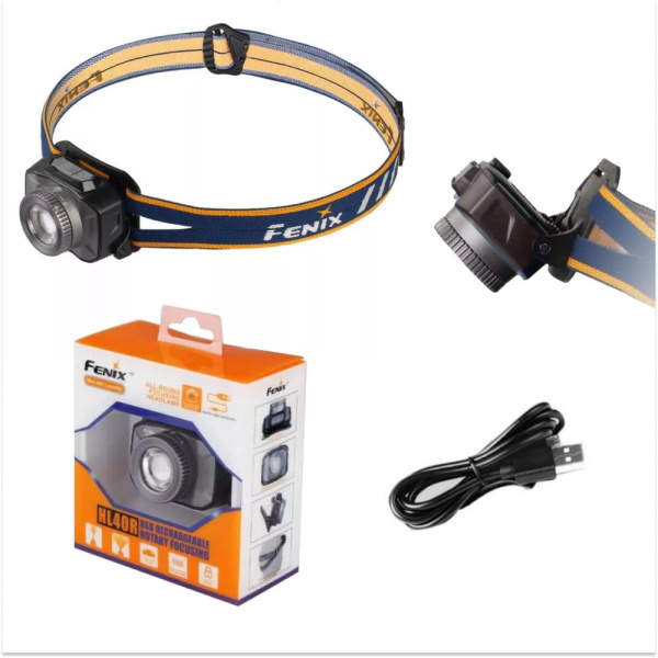 Налобный фонарь Fenix HL40R Cree XP-LHIV2 LED серый HL40RGY от прозводителя Fenix