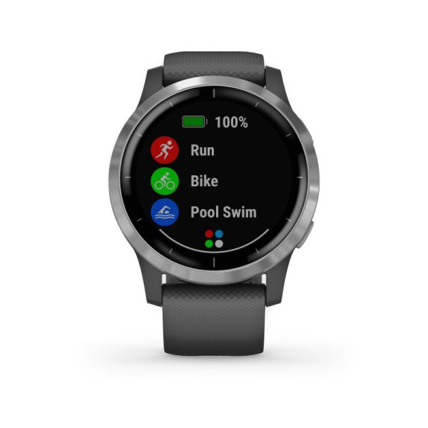 GARMIN VIVOACTIVE 4 SHADOW GRAY/SILVER 010-02174-04 от прозводителя Garmin