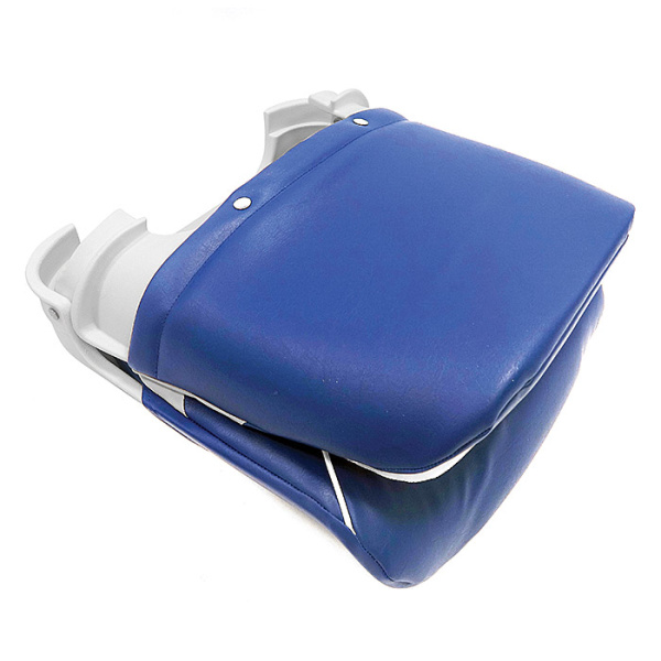 Сиденье пластмассовое складное с подложкой All Weather High Back Seat, бело-синее 75140WB от прозводителя Newstarmarine