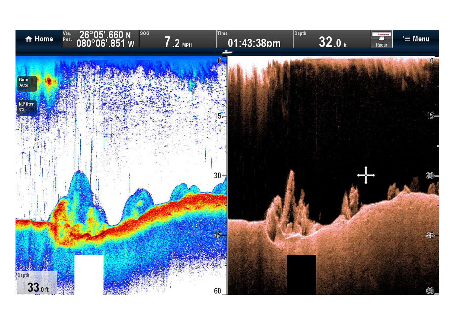 RAYMARINE Downvision Sonar Module CP100